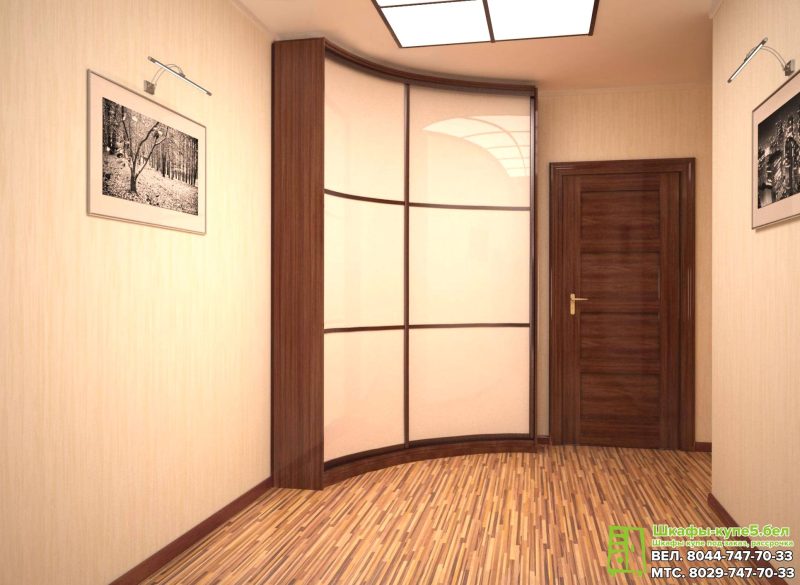 Радиусный шкаф-купе